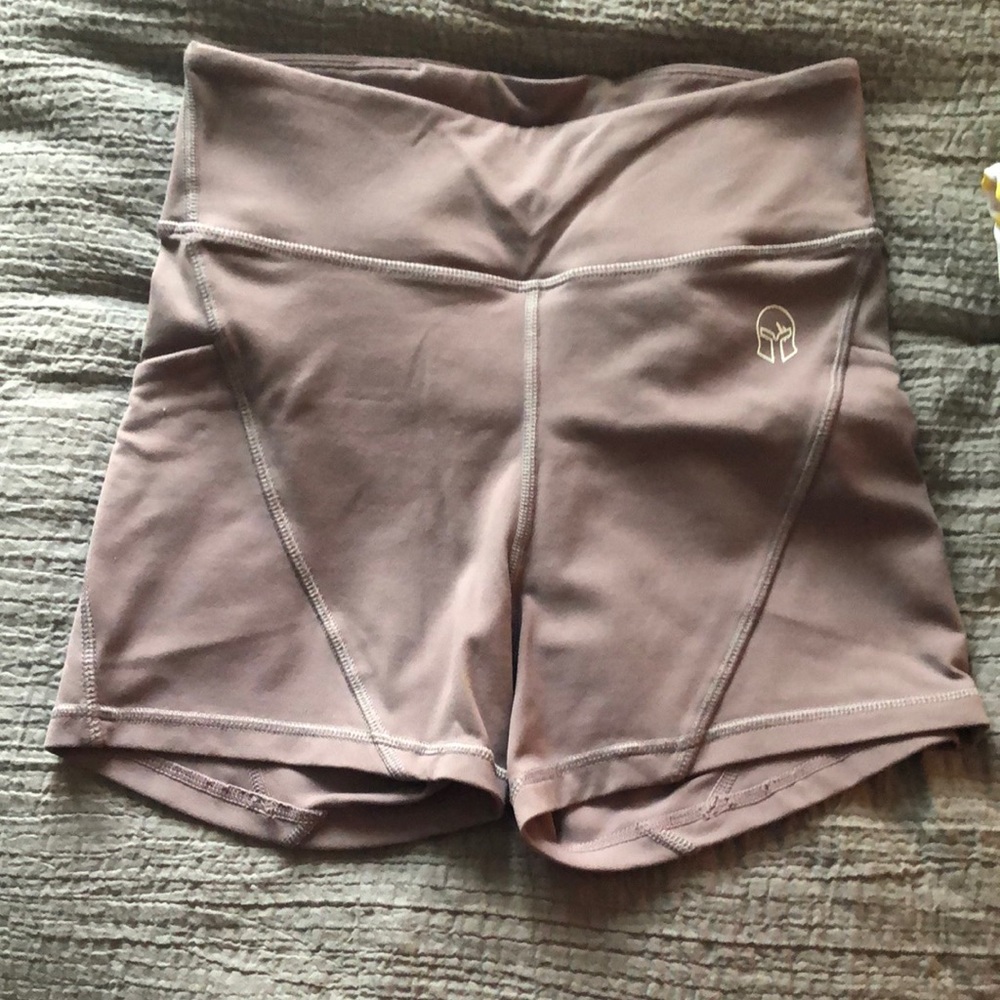 Lavender bike shorts